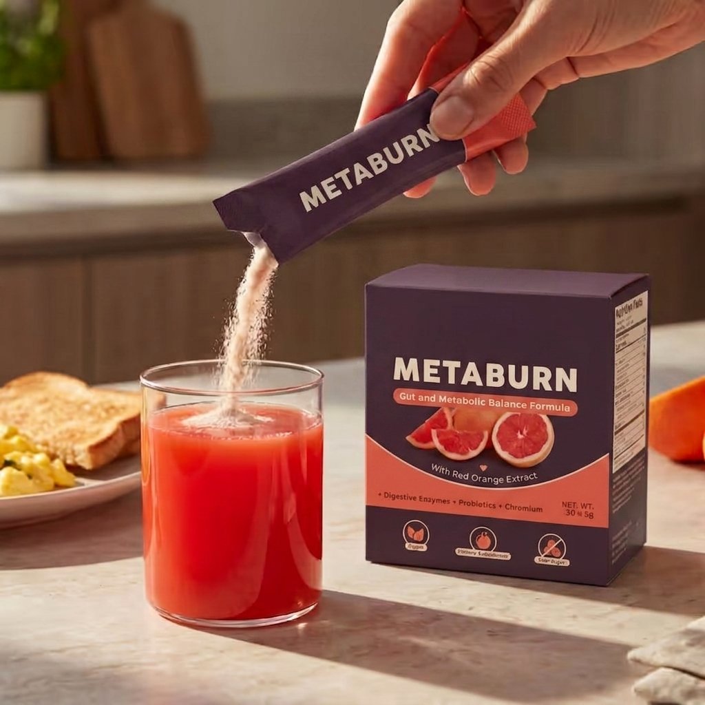 MetaBurn sachet poured into water